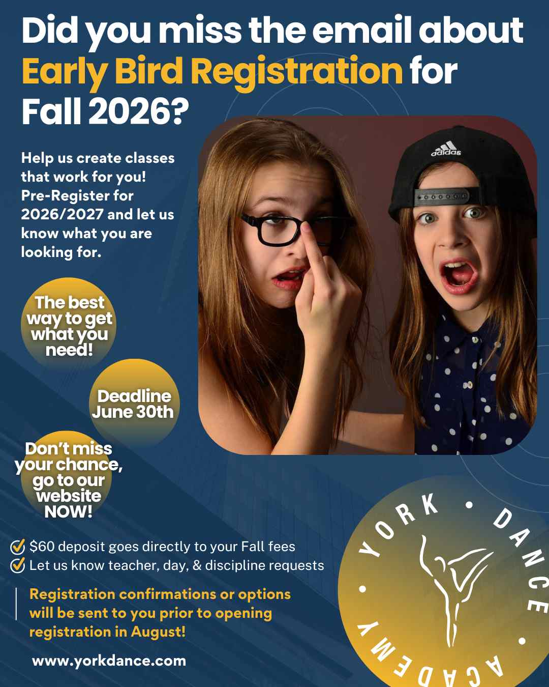 Early Bird 2026 Early Registration 2026/2027